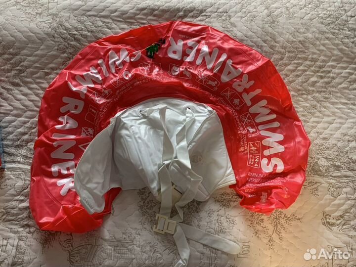 Круг плавательный swimtrainer красный