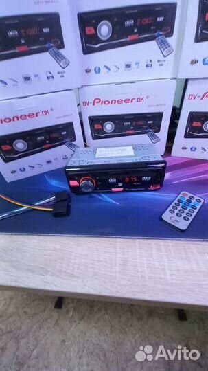 Автомагнитола pioneer с bluetooth новая 1din