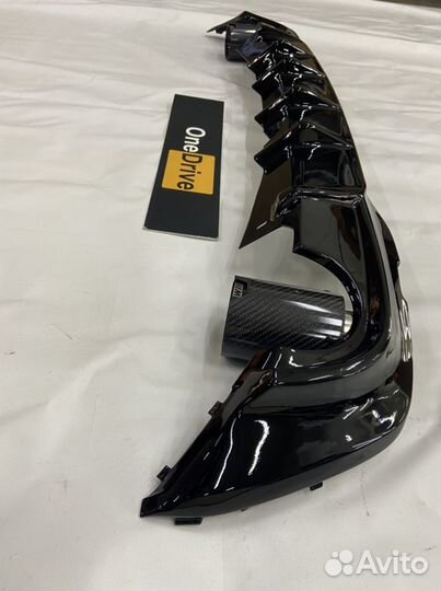 Диффузор BMW 3 G20 + насадки M performance