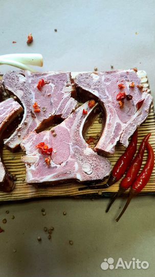 Каре ягненка горячего копчения