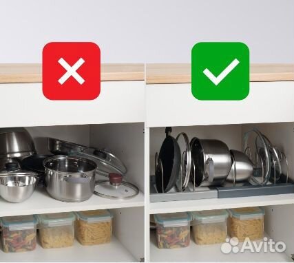 Органайзер для сковородок и крышек