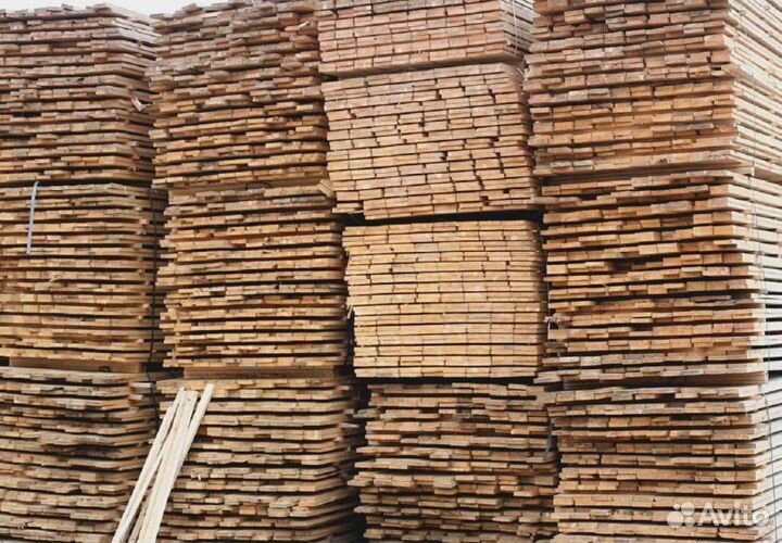 Доска обрезная естественной влажности хвоя 2 сорт