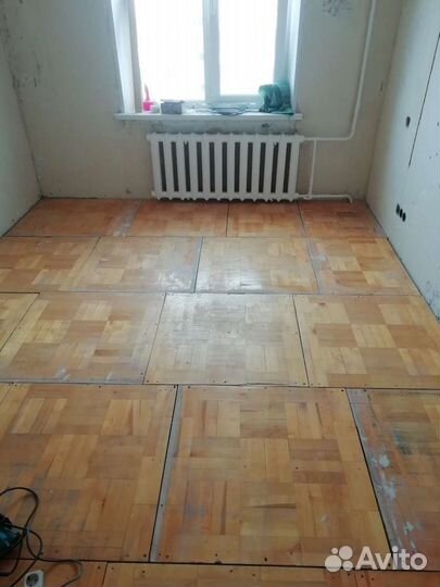 Ремонт полов, переборка паркета