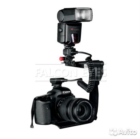 Кронштейн для накамерных вспышек и выносной кабель