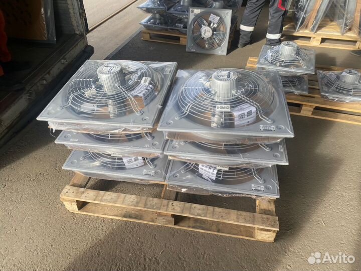 Вентилятор осевой промышленный (220в, Металл)