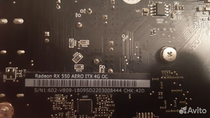 Видеокарта Radeon RX 550 4gb