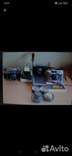 Пленочный фотоаппарат и видеокамера