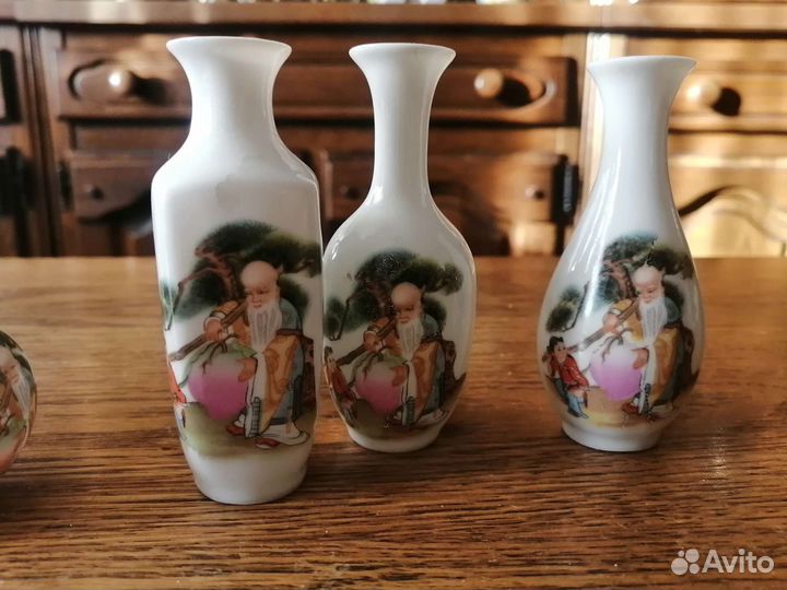 Китайские фарфоровые вазочки