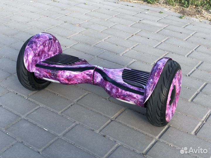 Гироскутер smart balanse 10,5 фиолетовый космос