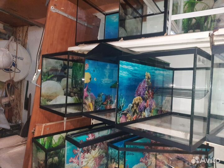 Аквариумы, крышки, тумбы в наличии и под заказ