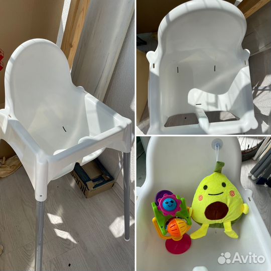 Стульчик + подарок для кормления IKEA антилоп