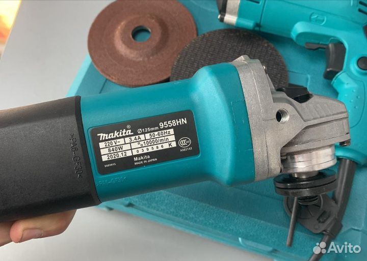 Сетевой набор Makita 2/1 Дрель+Ушм (болгарка)