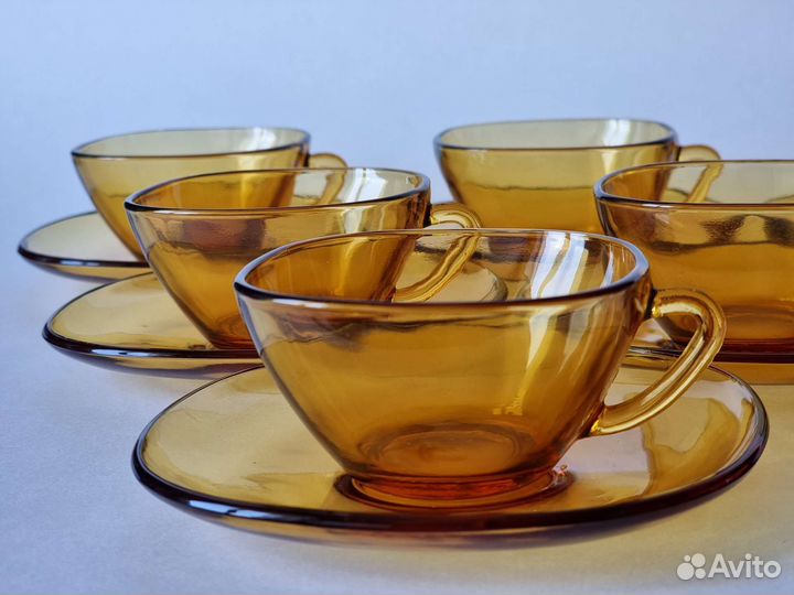 Винтажная посуда vereco 6 персон