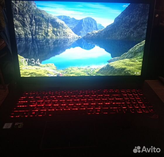 Игровой ноутбук asus Gl752V