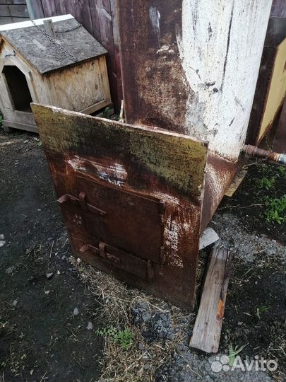 Печь для бани с баком