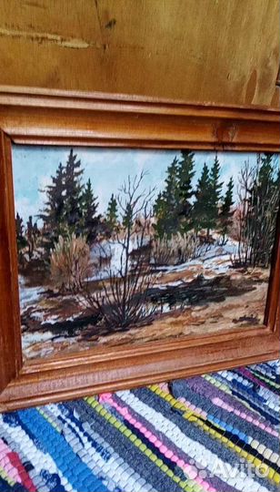 Большая Картина масло СССР