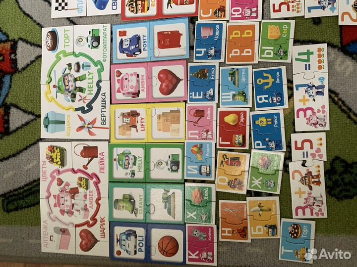 Робокар поли обучающий набор 4 в 1