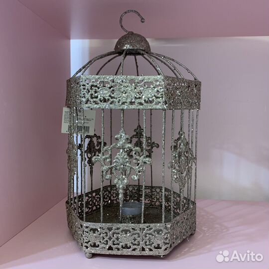 Подсвечник клетка