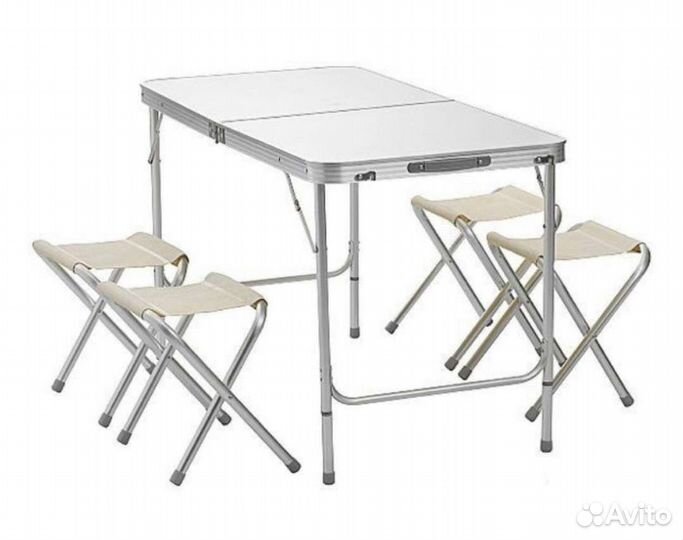 Стол туристический складной и 4 стула