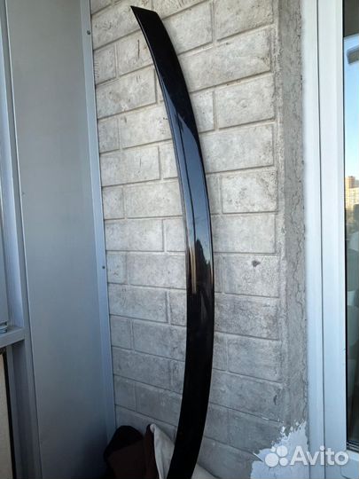 Лип спойлер skoda rapid