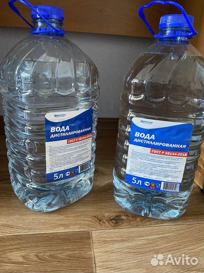 Дистиллированная вода 5 л