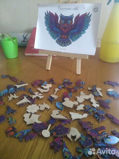 Деревянный пазл сказочная сова