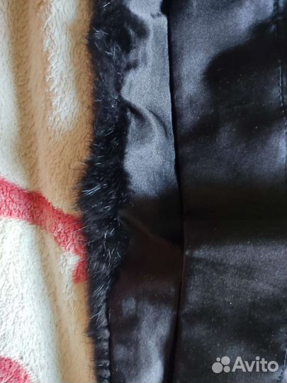 Шуба норковая с капюшоном