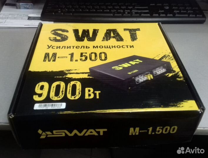 Моноблок новый 1-канальный усилитель для сабвуфера