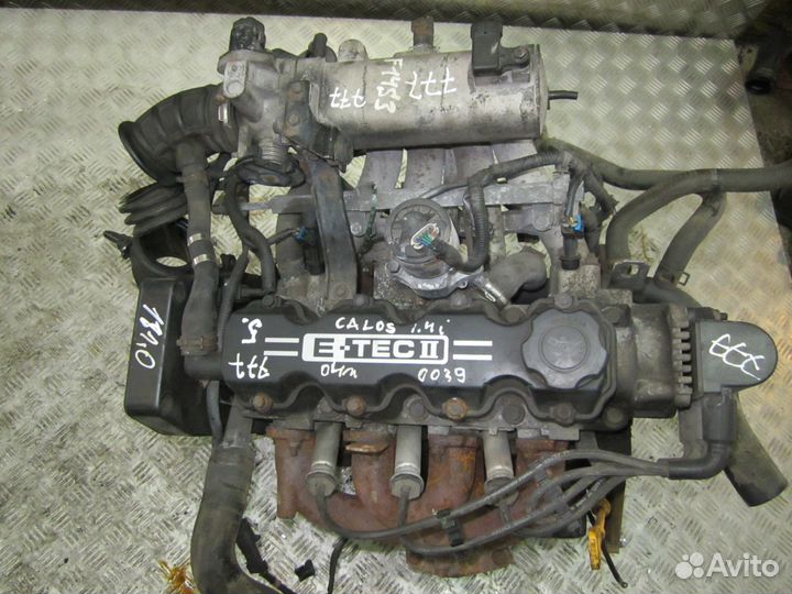 Контрактный (б/у) двигатель F14D4 для Chevrolet Aveo 101-103 л.с 16V 1.4 л бензин 96464425