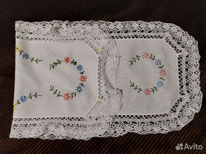 Винтажные салфетки, накомодники