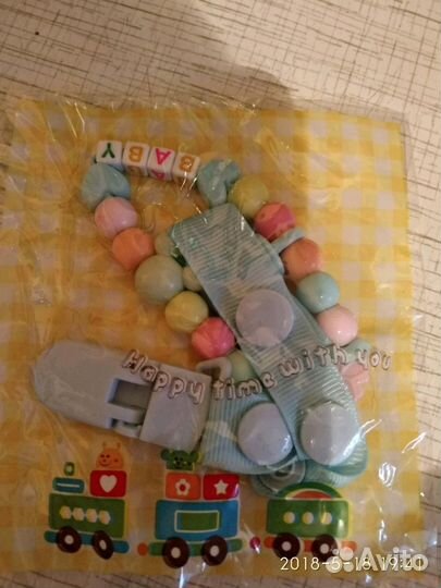 Держатели для пустышек, игрушек, погремушек