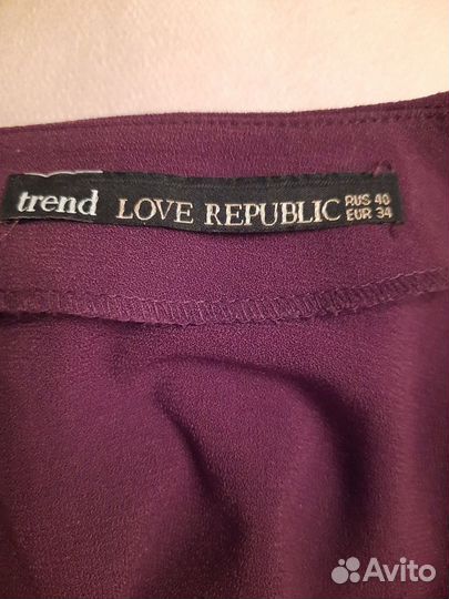 Платье р.40 бордовое Love Republic бу