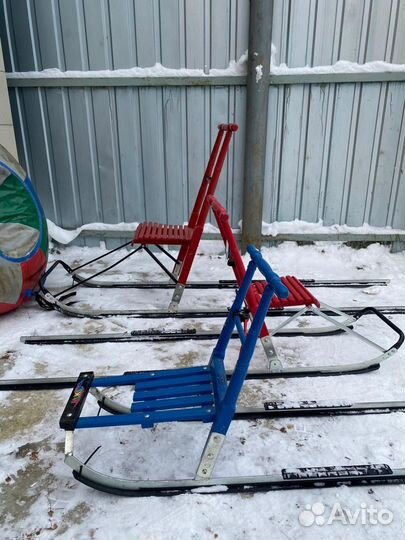 Финские сани esla Т1 (для детей 90-120 см)