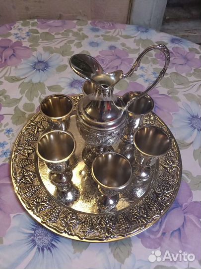 Коньячный набор из мелехиора