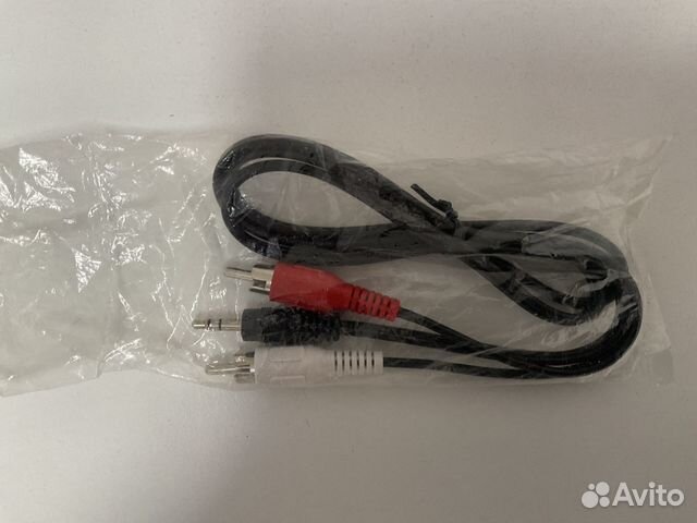 Кабель 2xRCA - miniJack 3,5мм (новый)