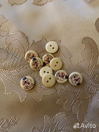 Пуговицы декоративные 