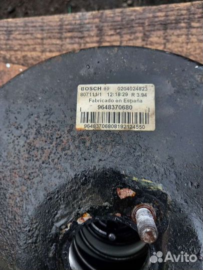 Вакуумный усилитель тормозов Citroen Berlingo M59