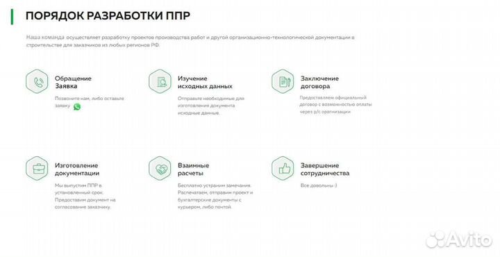 Разработка ппр, ппрк, ппрв, под, ппгр, техкарт