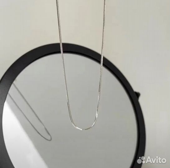 Колье, ожерелье цепочка с подвеской сердце