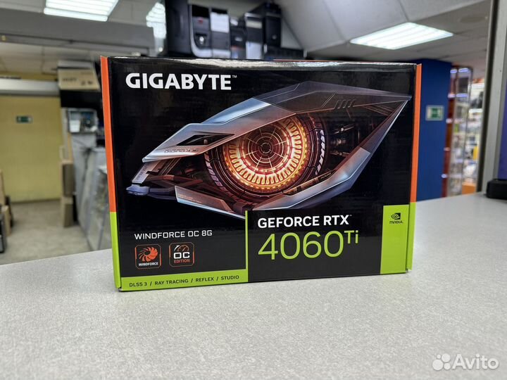 Видеокарта gigabyte nvidia GeForce RTX 4060TI 8Gb