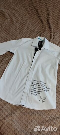 Школьная рубашка белая Турция 122-128