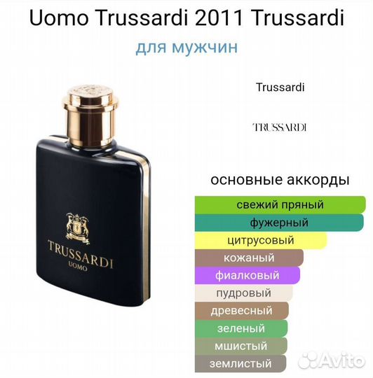 Мужская туалетная вода