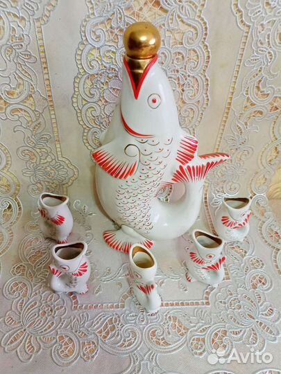 Фарфоровый набор Рыбки