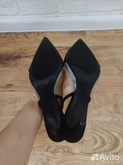 Босоножки слингбэки mango