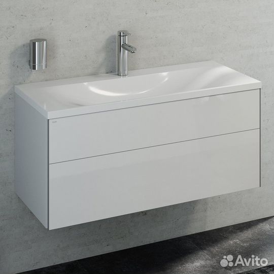 Тумба с раковиной Keuco Royal Reflex 100 белая