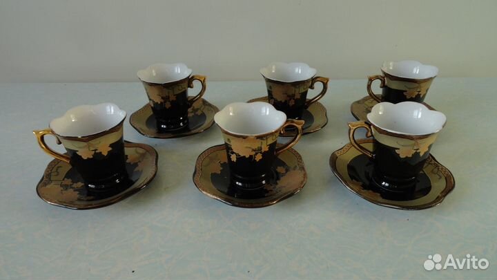 Чашки блюдца набор кофейный Япония