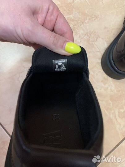 Лоферы Zara 33