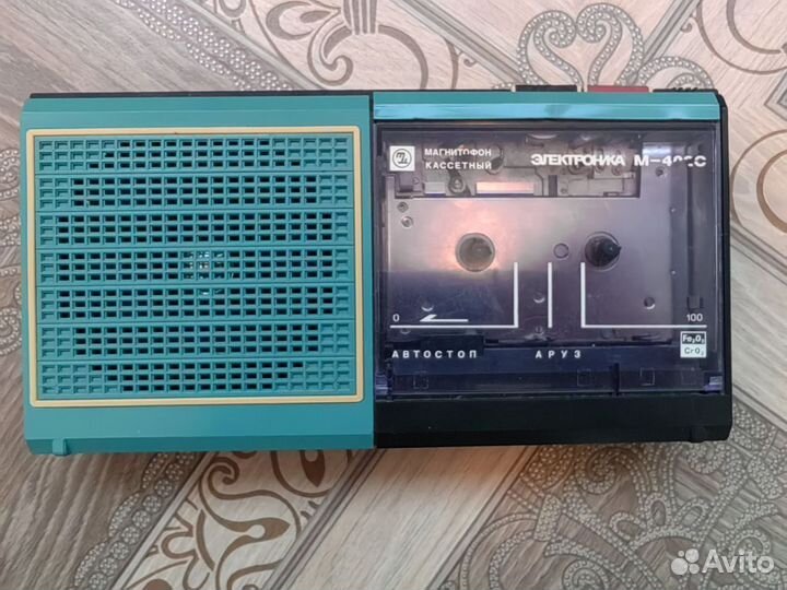 Кассетный магнитофон Электроника м-402с 1991 г