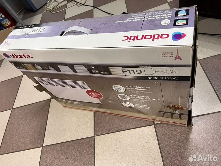 Конвектор электрический 1500W atlantic F119