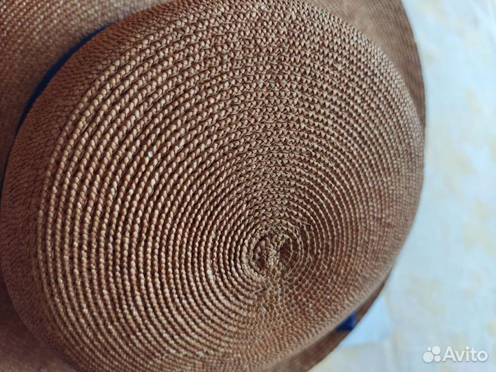 Шляпа из рисовой соломки, времён СССР, винтаж
